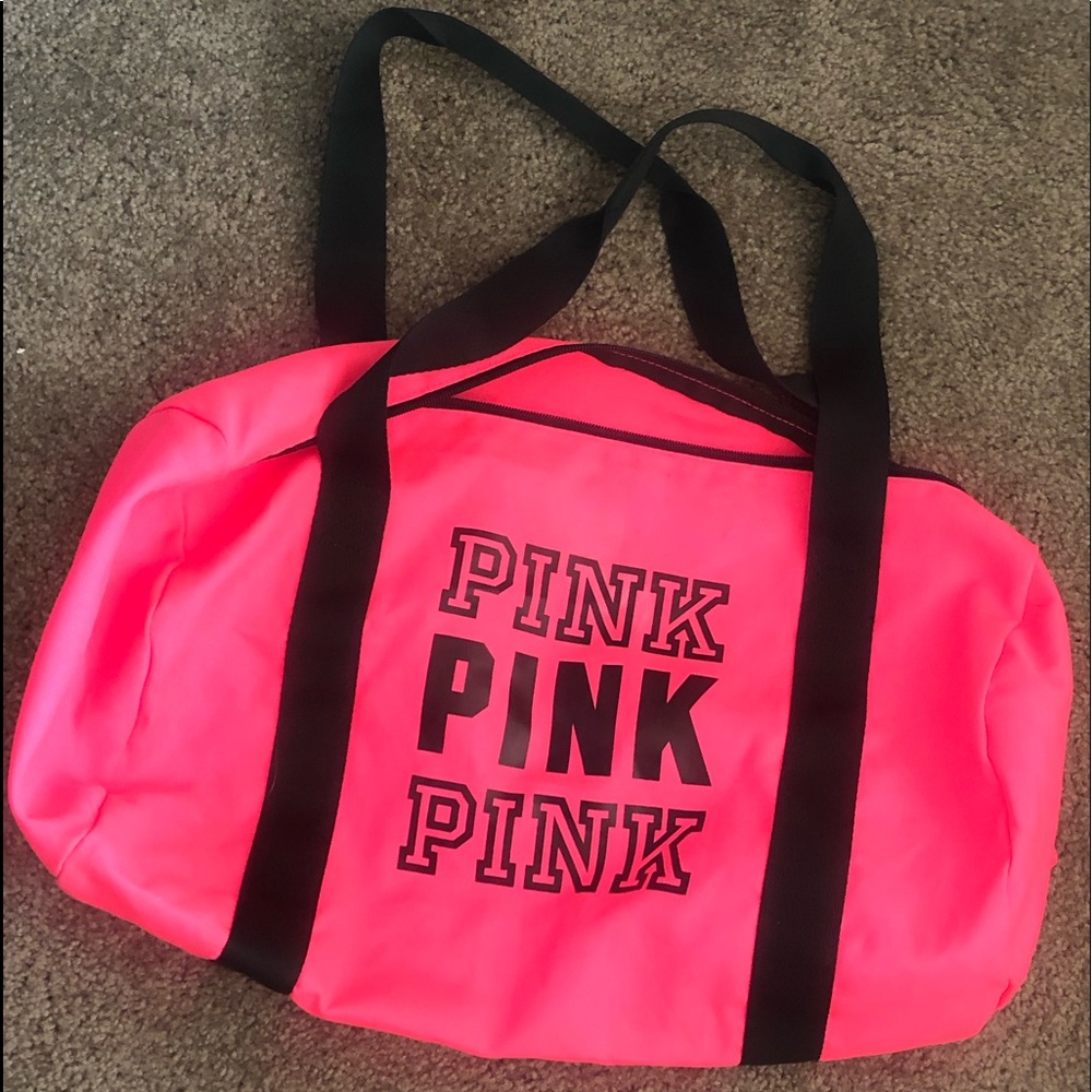 Pink Gym Duffle Bag
